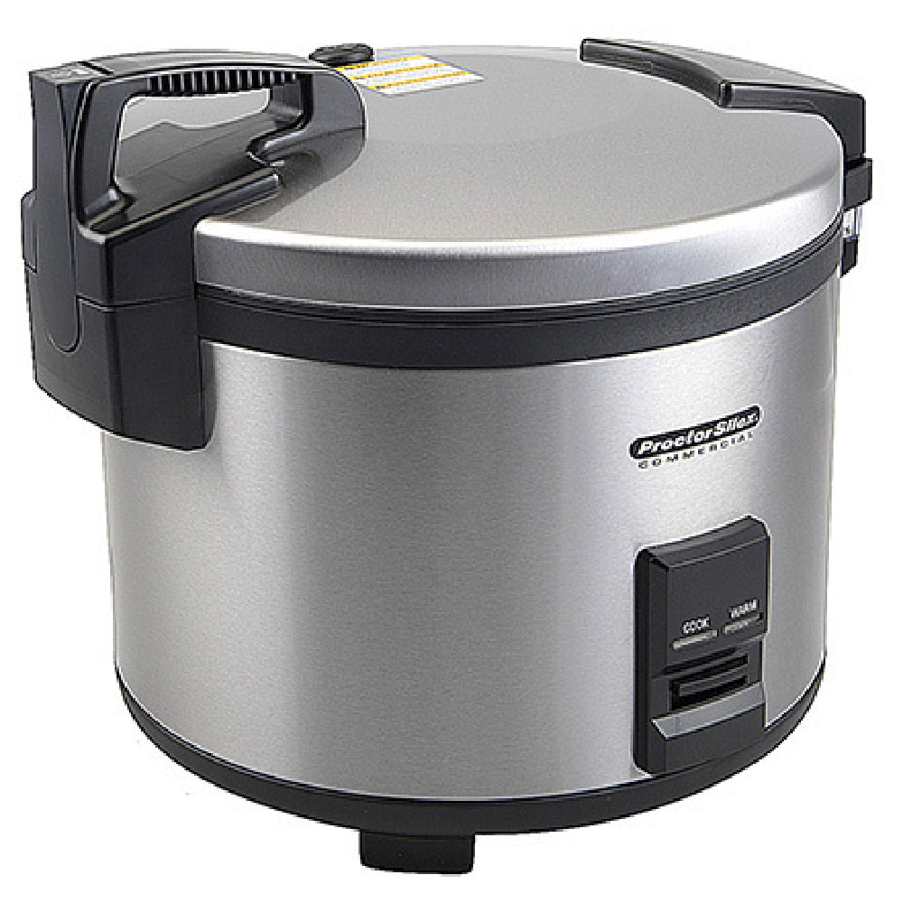 Franklin Machine Products 176-1663 Insulated Rice Cooker By Proctor Silex® 60 Cup Capacity Stainless Steel