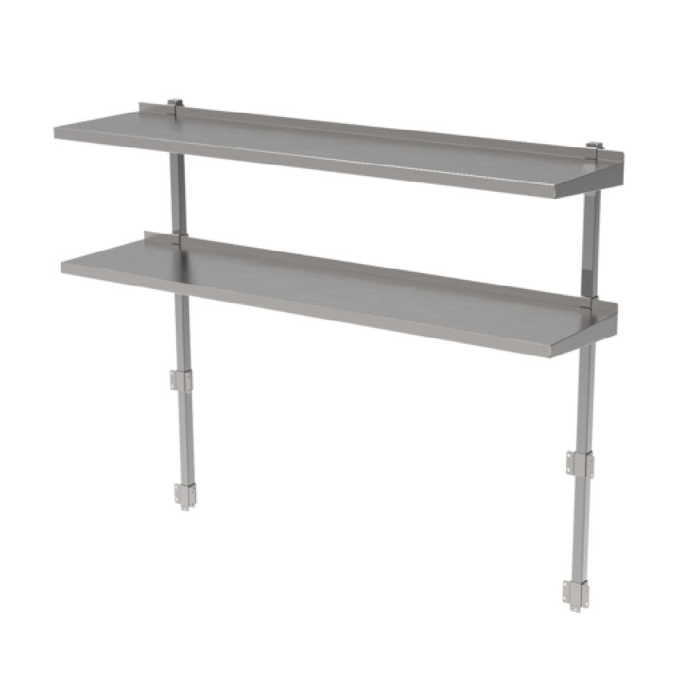 GSW USA DS-B1448 Double Overshelf Adjustable 48"L X 15-1/4"W X 48"H O.A.