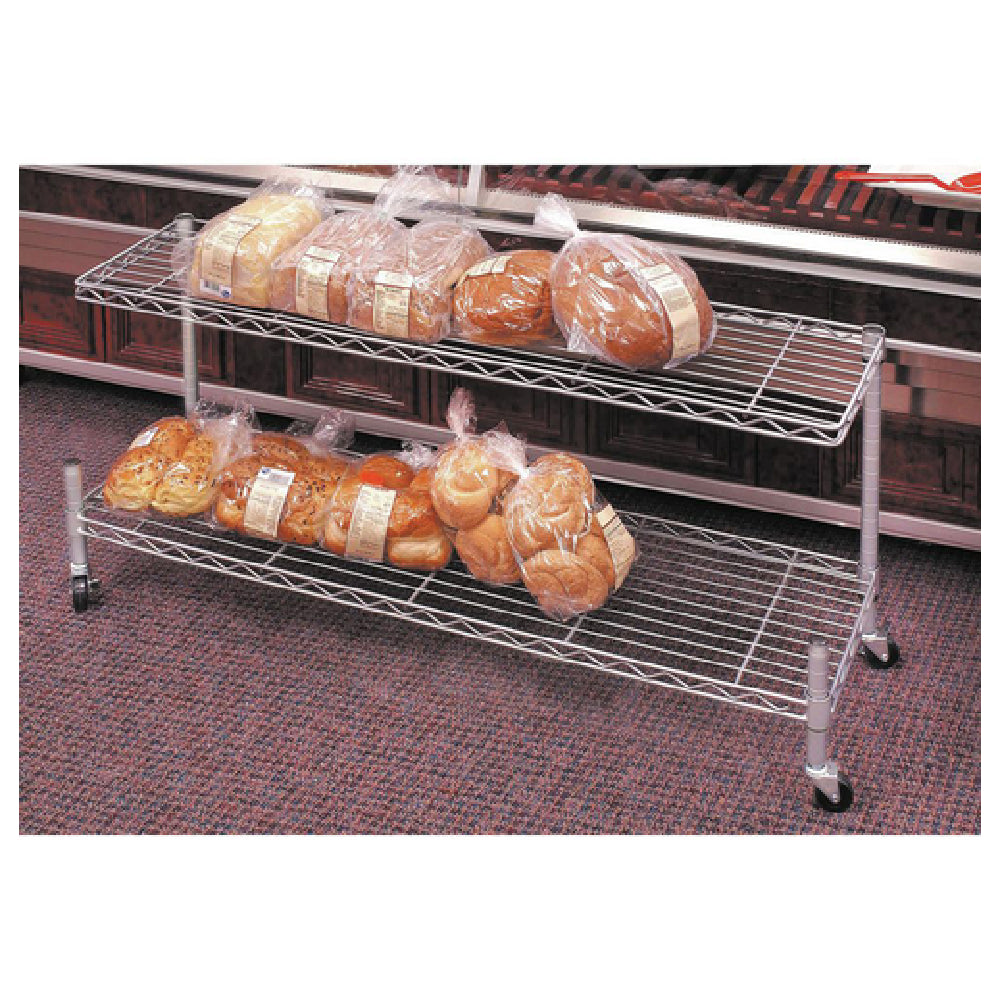 Hubert 53393 - Deli Bunk, 2-tier, 48" X 15" X 18"H