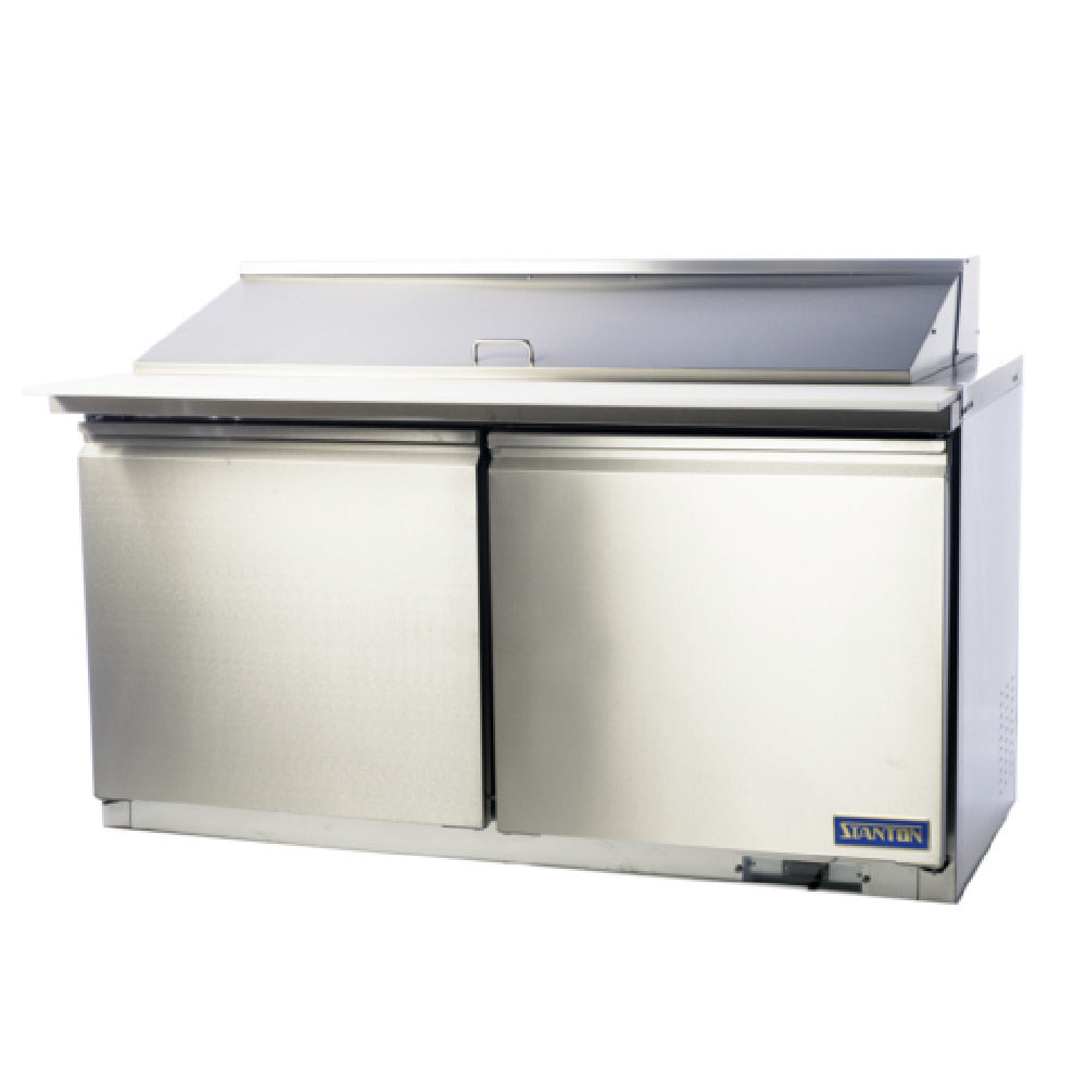 Stanton Trading STC-MSST-60 - Sandwich/Salad Mega Top Refrigerator, Two-section, Self-contained Bottom Mount Refrigeration