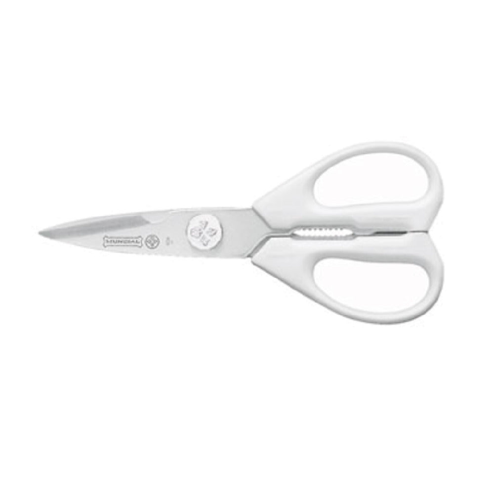 Mundial W656 - Take-A-Part Kitchen Shears, Molded White Polypropylene Handles