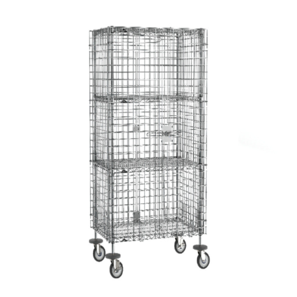 Metro SEC53EC-2SE - Super Erecta® Security Unit, Mobile, Chrome Plated Finish