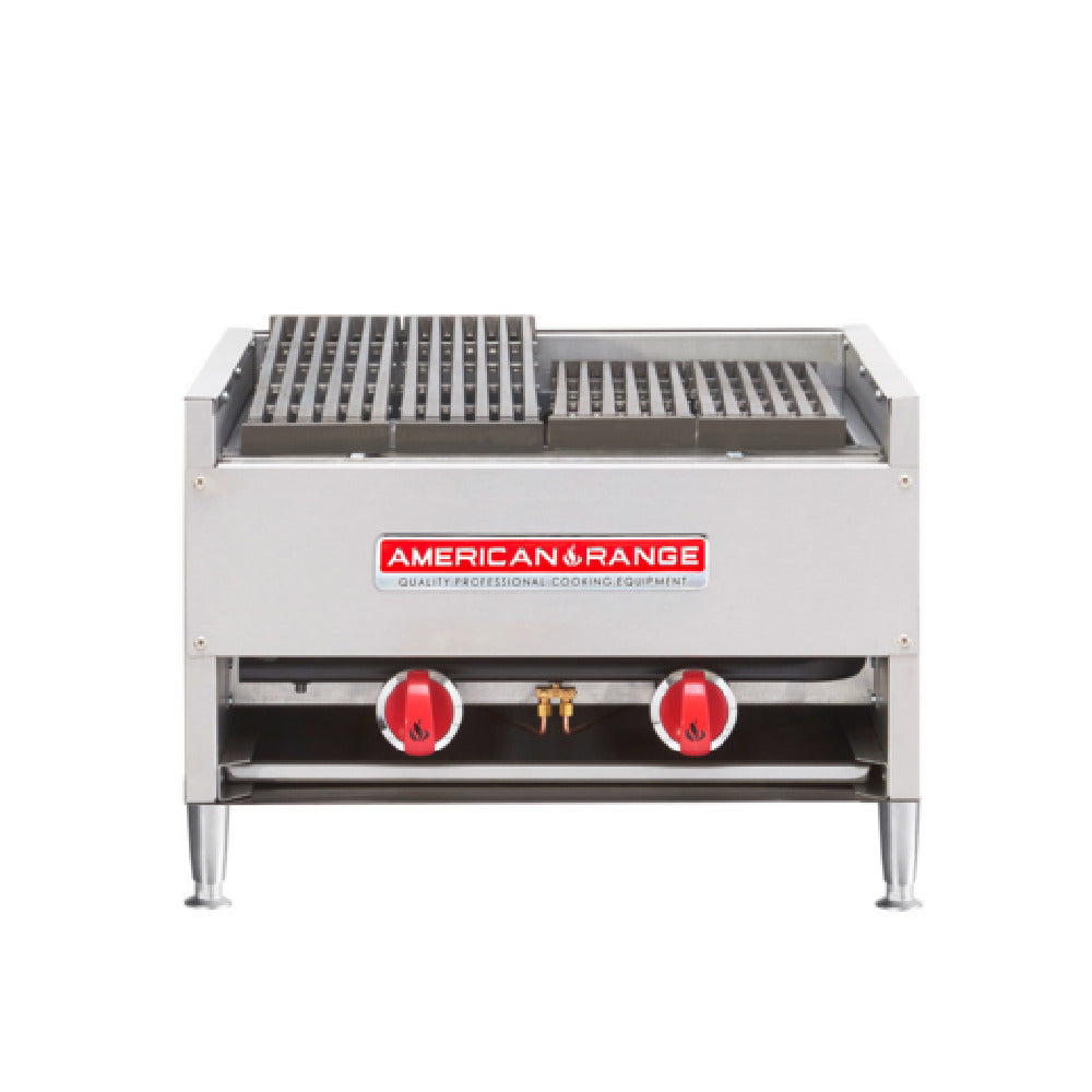 American Range AECB-48_NAT - Lava-Rock Broiler, Gas, Countertop