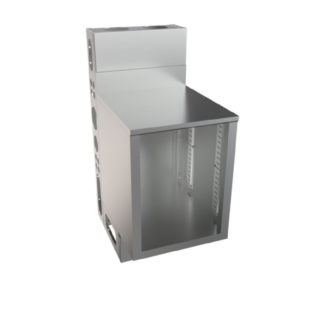 BK Resources UBC-DW-21-F18 Top Shelf Underbar Cabinet Flat Top Die Wall