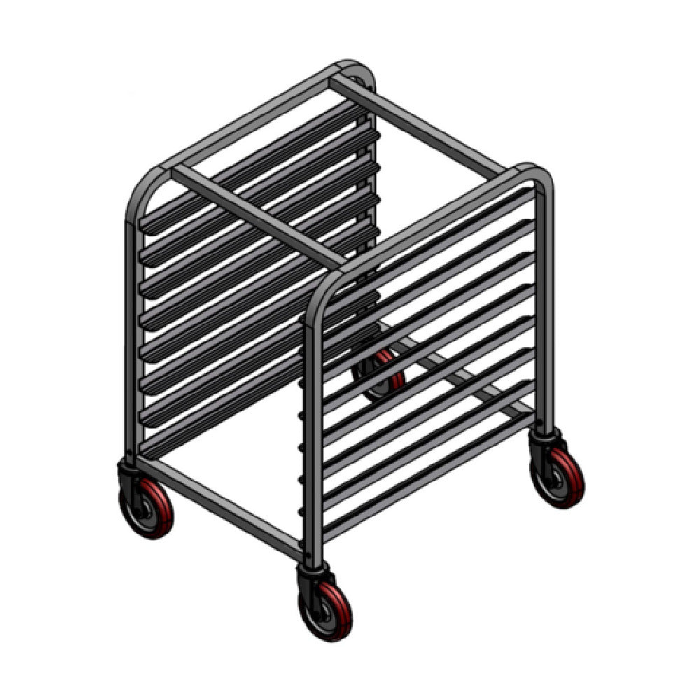 Winholt AL-1808-H-32H - Pan Rack, Half-height, Holds (8) 18" X 26" Trays