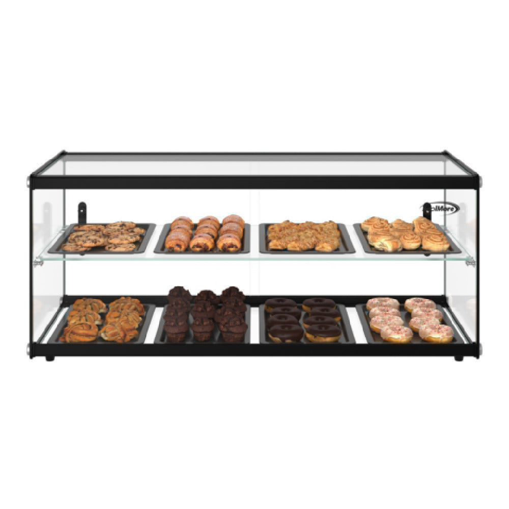 Koolmore KM-DC-4CSBK Display Case 36-1/5"W X 15-3/10"D X 15"H 4.2 Cu. Ft. Capacity