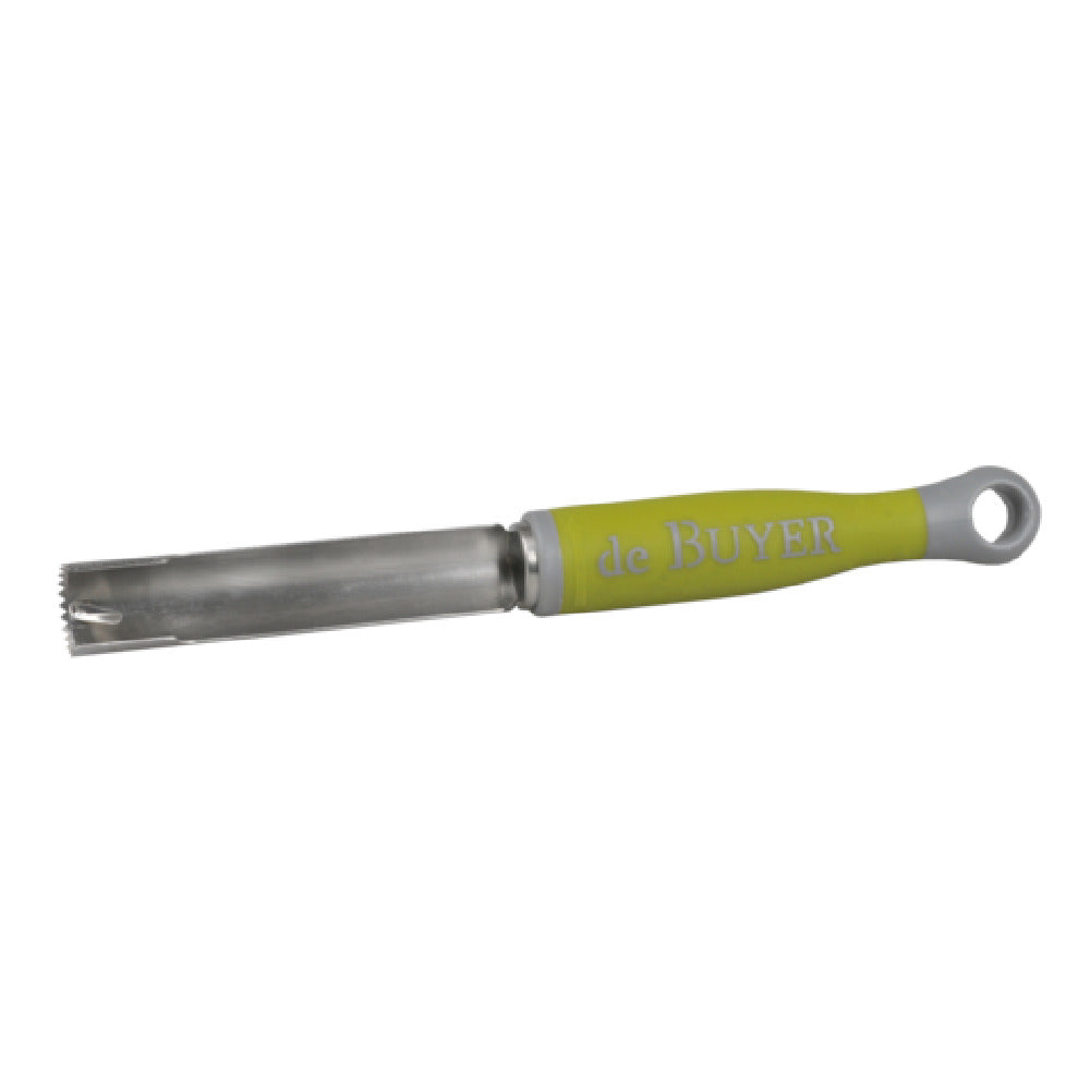 JB Prince D528 - De Buyer Universal Corer, 5/8" Dia. (20mm) Stainless Steel, Polypropylene Handle