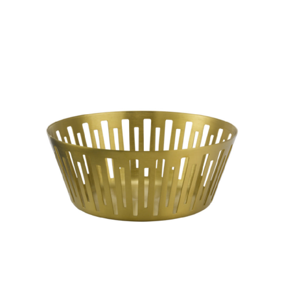 Service Ideas DB-64VG Bread Basket 9" Dia. X 3.5"H Round