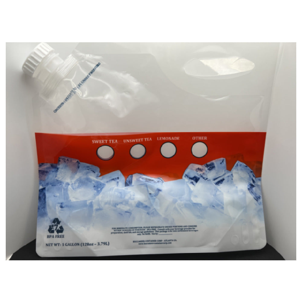 Buccaneer Container Corp 9025128011 (Buccaneer) Beverage Pouch (1) Gallon Clear