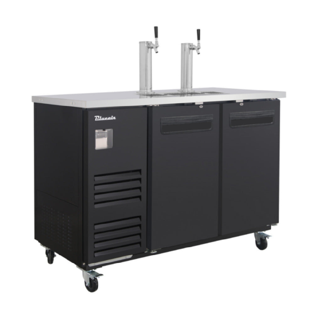 Blue Air BLKC59-2B-HC - Keg Cooler, Two-section, 58-3/4"W
