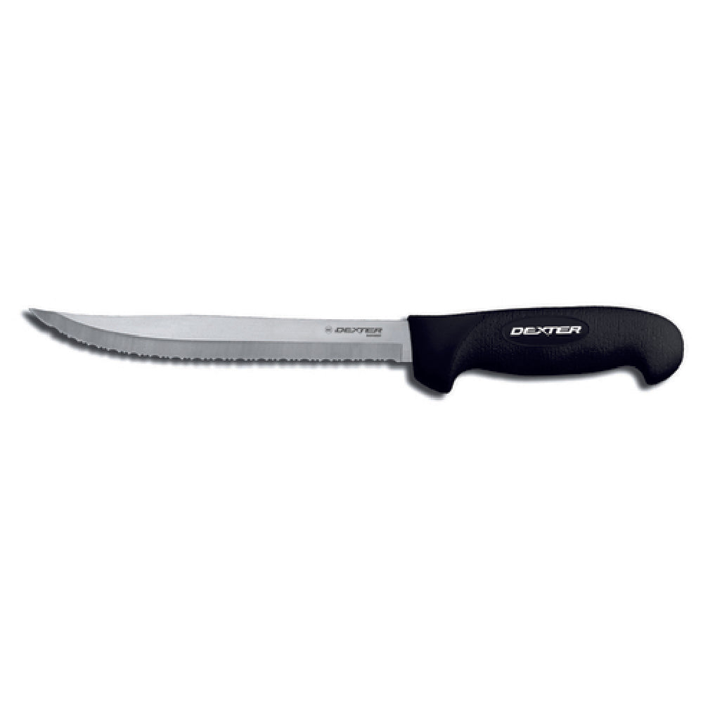 Dexter Russell 24293B SofGrip™ (SG142-8TEB-PCP) Tiger-Edge Slicer 8" Serrated Edge