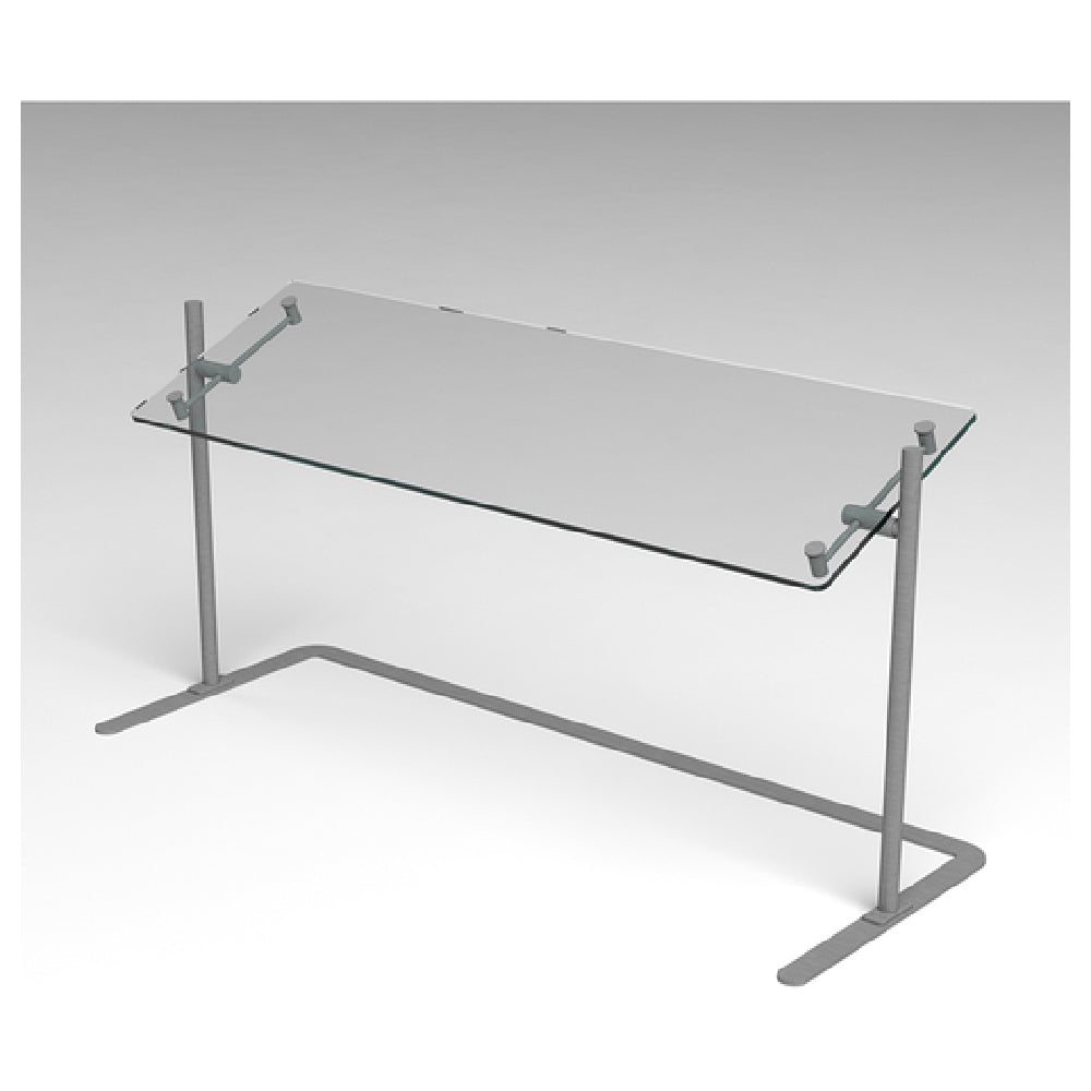 Premier Metal & Glass RTS-PORTABLE 62 Portable Sneeze Guard 62"W X 24-1/4"H Self-serve