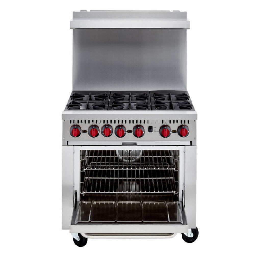 Iron Range IR-6B-C Commercial Range Natural Gas 36"W