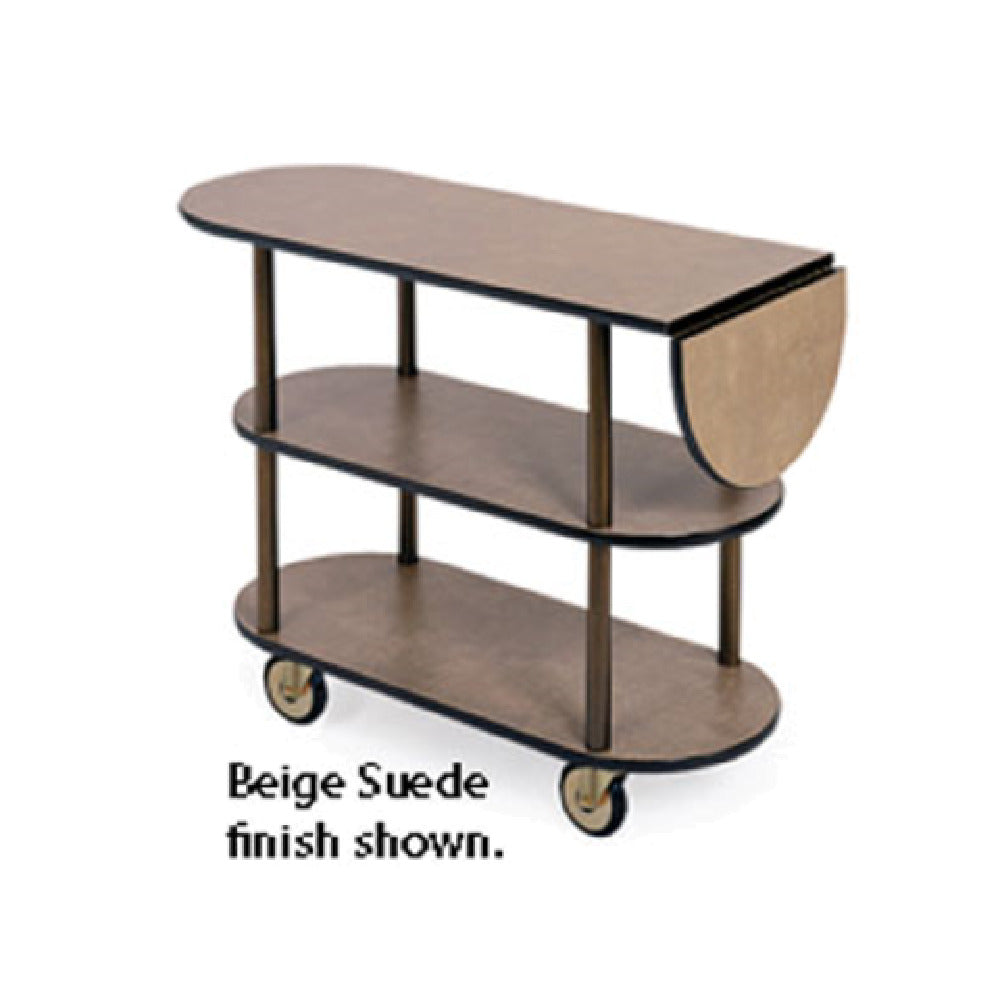 Geneva 36202 Service Cart Oval 48"W X 16"D X 35-1/4"H