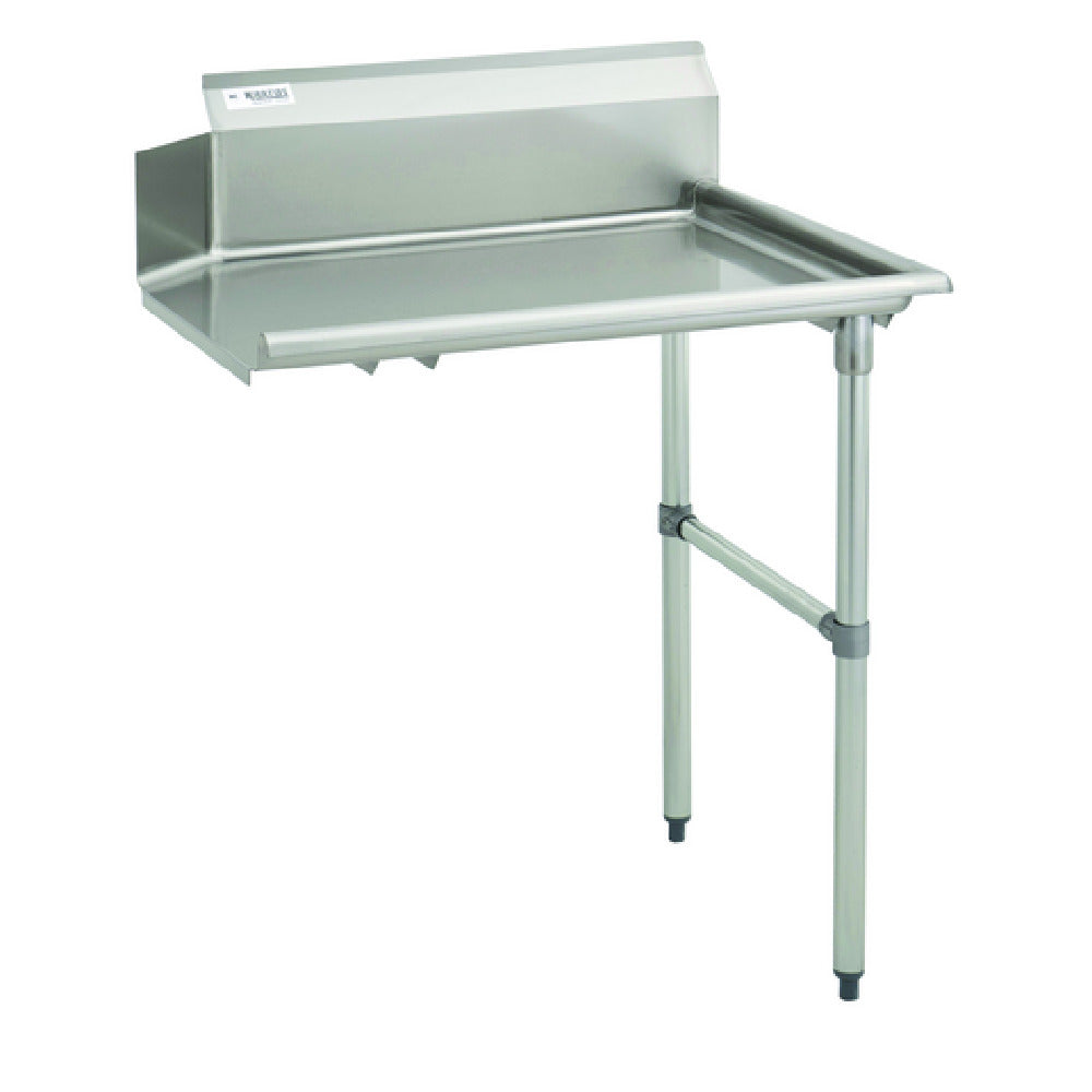 Hubert 53028 - Kratos Clean Dishtable, 36"W X 30"D X 44-3/4"H. 16 Ga 304 Stainless Steel