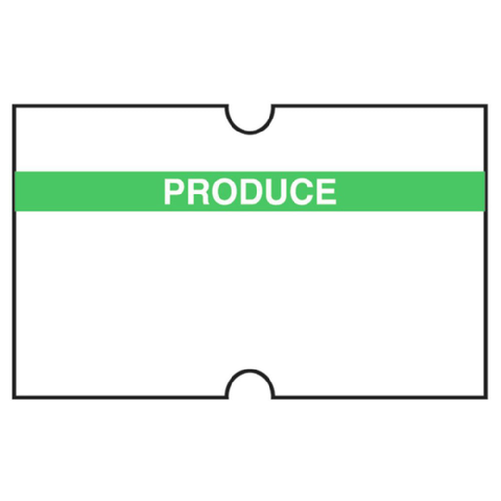 Hubert 42775 - Label, "Produce", For 1-line Pricing Gun