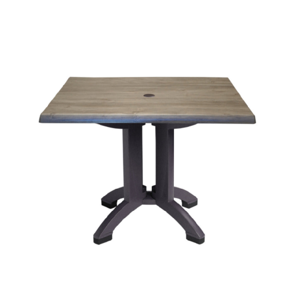 Grosfillex UT375742 - Atlanta Outdoor Table, 36" X 36" X 28-2/5"H, Square