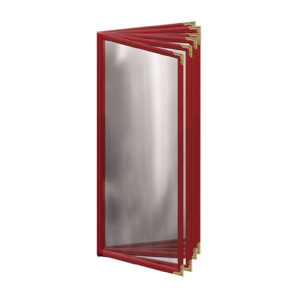 Risch TE-12V 4.25X11-NYLON Deluxe Sewn Nylon Menu Cover (specify Color) 4-1/4" X 11"