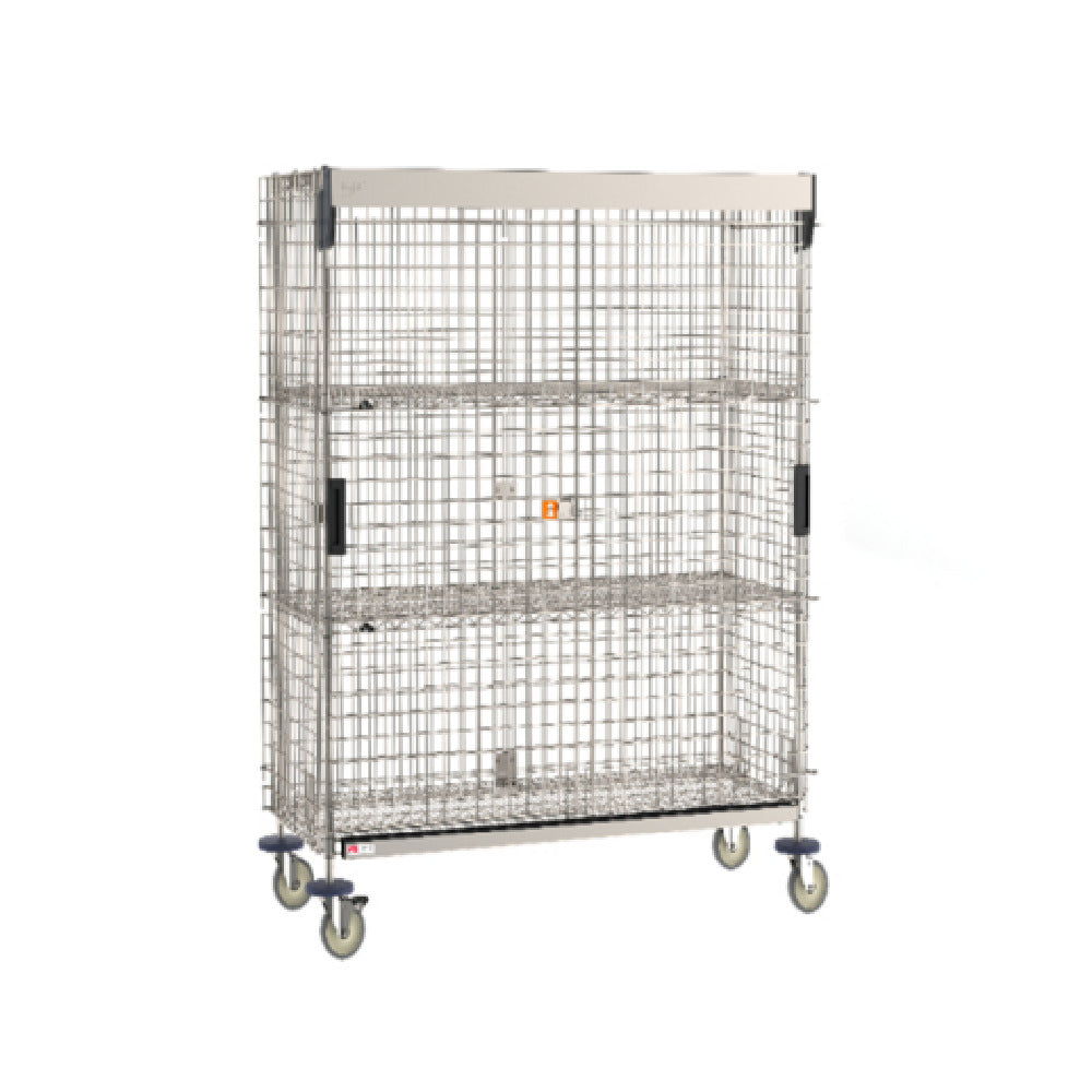 Metro SEC56S-SD-SL-2SE - Super Erecta® Security Unit, Mobile, 65"W X 28-1/2"D X 62"H