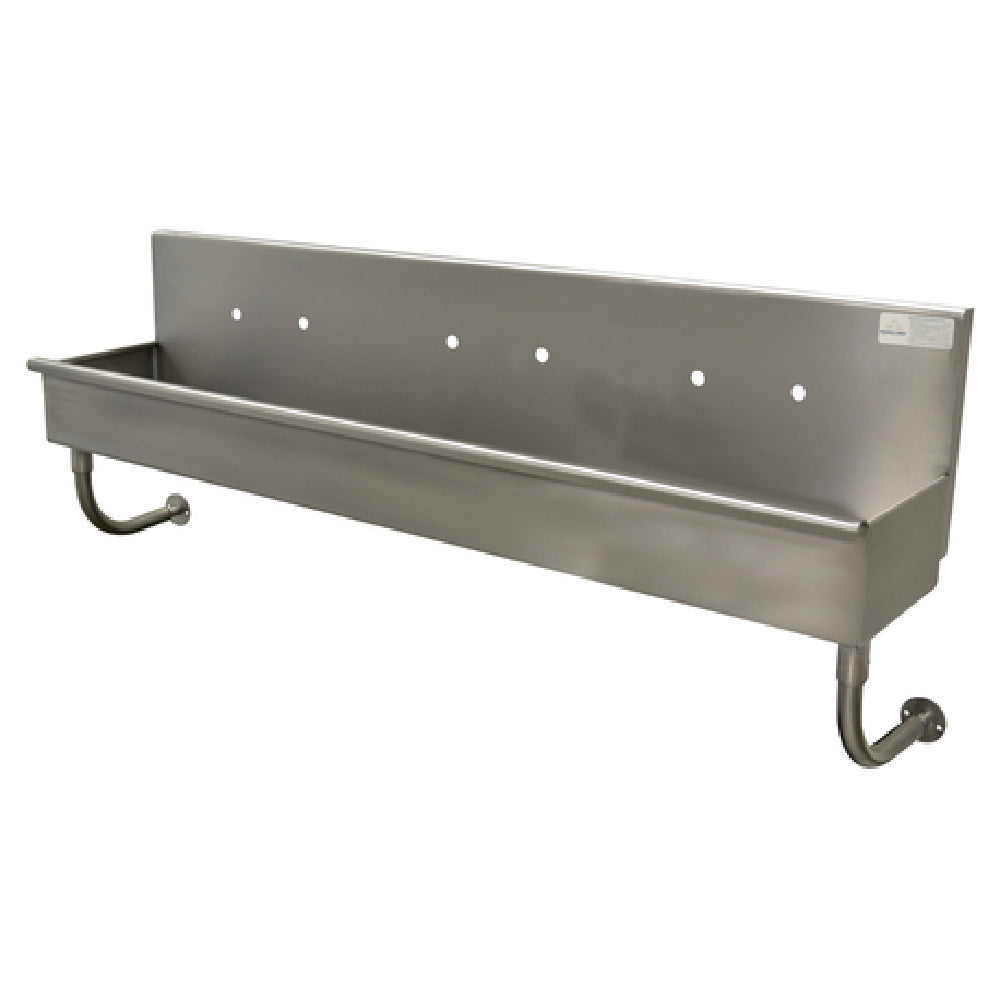 Advance Tabco 19-18-72-ADA Multiwash Hand Sink Wall Mounted 72"W X 19-1/2"D X 25-1/2"H (overall)