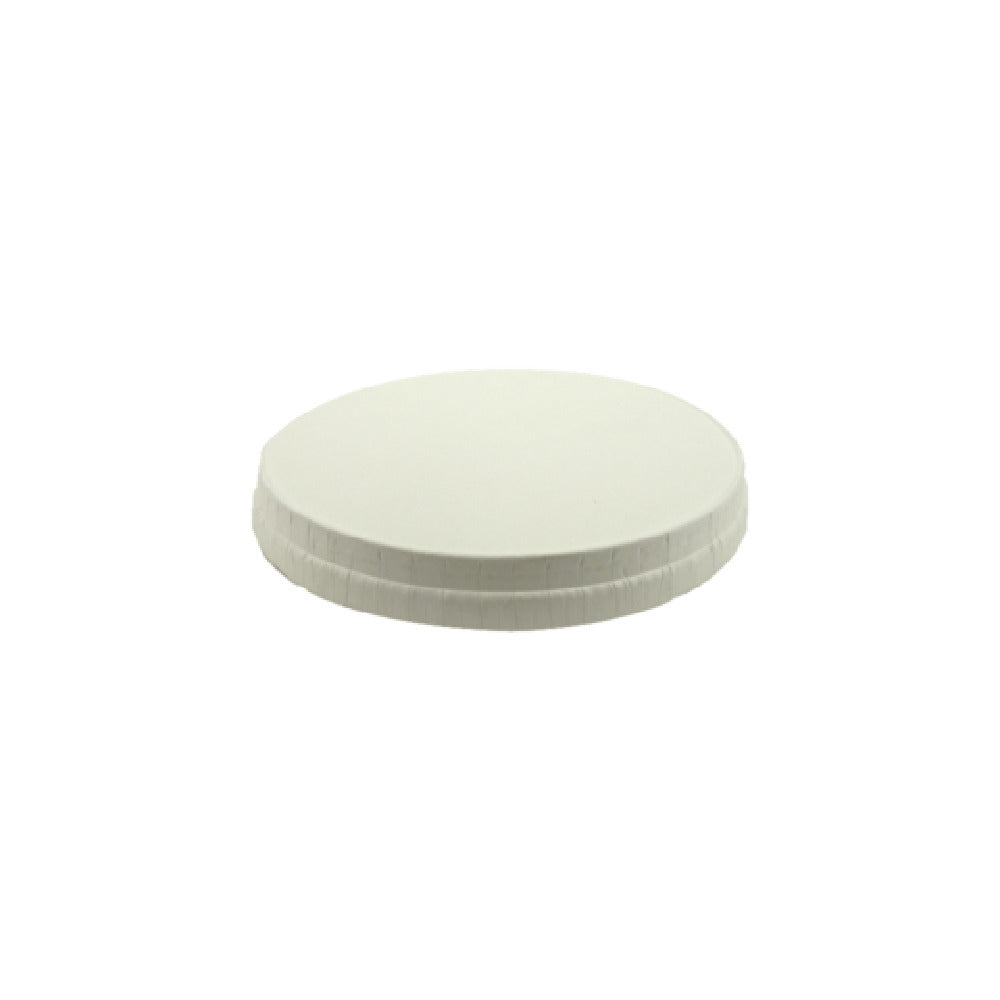 PacknWood 210SOWL115 - Paper Lid For 12/16/24/32oz Cup, 4.5"D, Compostable (Per Case = 500 Each)