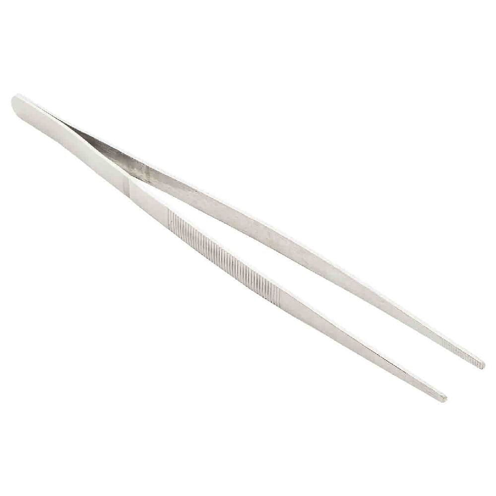 TableCraft Products 13003 - Plating Tongs, 1" X 0.375" X 12", 200-Series Stainless Steel