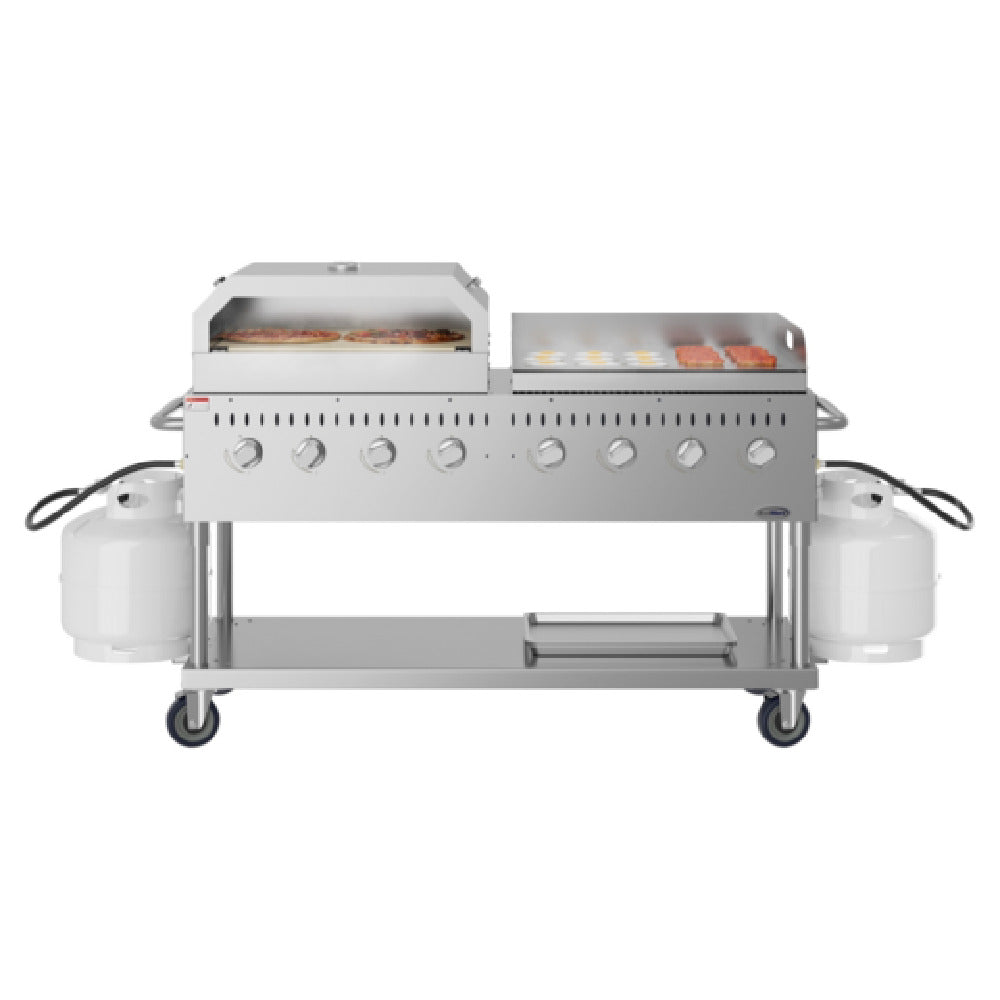 Koolmore CGKIT6-G30P30 Commercial Outdoor Grill 60-4/5"W X 23-1/5"D X 46-1/5"H