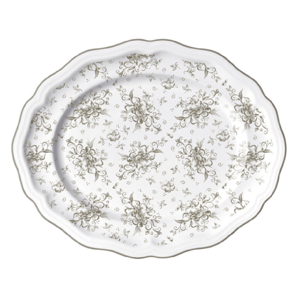 Steelite 62541FP817 Oval Platter 13.0" X 10.5" X 1.0" Adelina