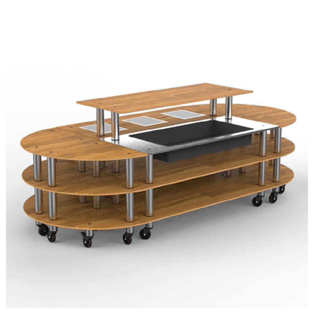 Steelite MGCMLD19BSXW - Market Stand, Modular, Mogogo