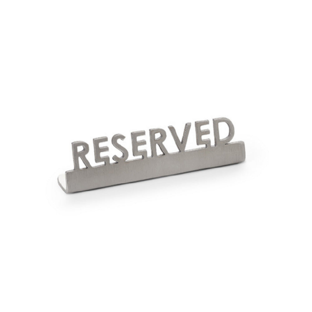 American Metalcraft MSSR3 - Sign, 0.6"W X 2.75"D X 0.7"H, Stainless Steel