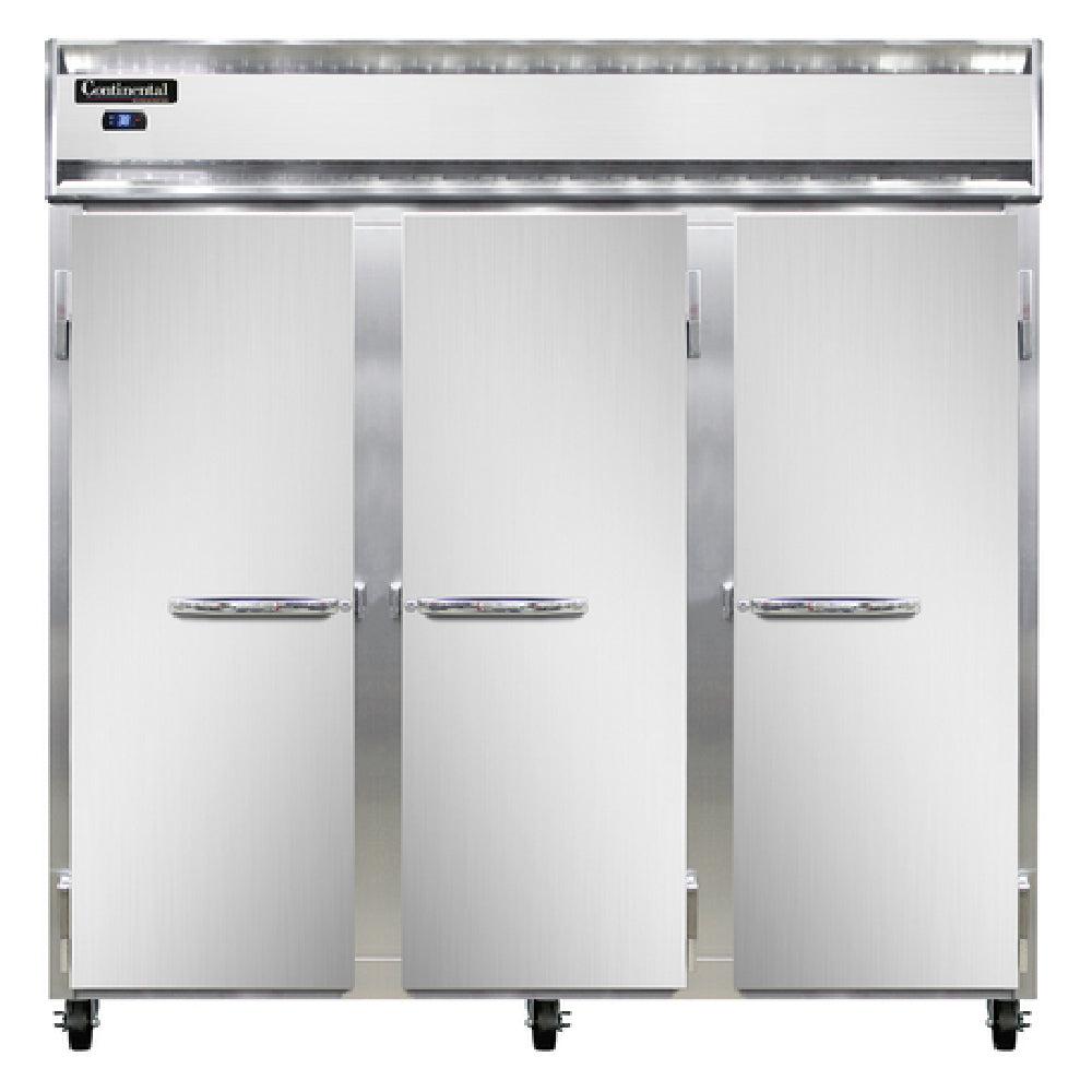 Continental Refrigerator 3RSN Refrigerator Reach-in Three-section