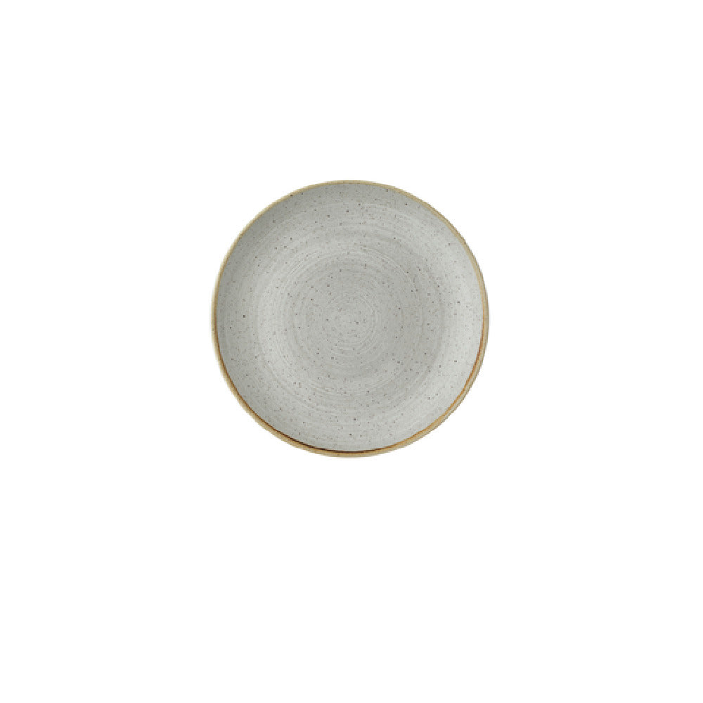 Churchill China SRGYEV111 Coupe Plate 11.25" Dia. Raw Grey Evolve