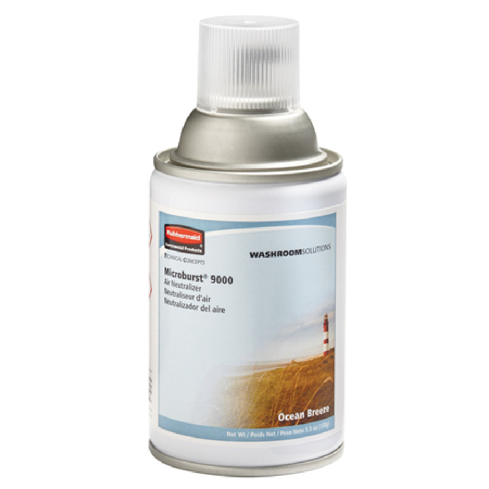 Rubbermaid FG4012471 - TC Microburst® 9000 Aerosol Air Neutralizer Refill, 5.25 Oz.