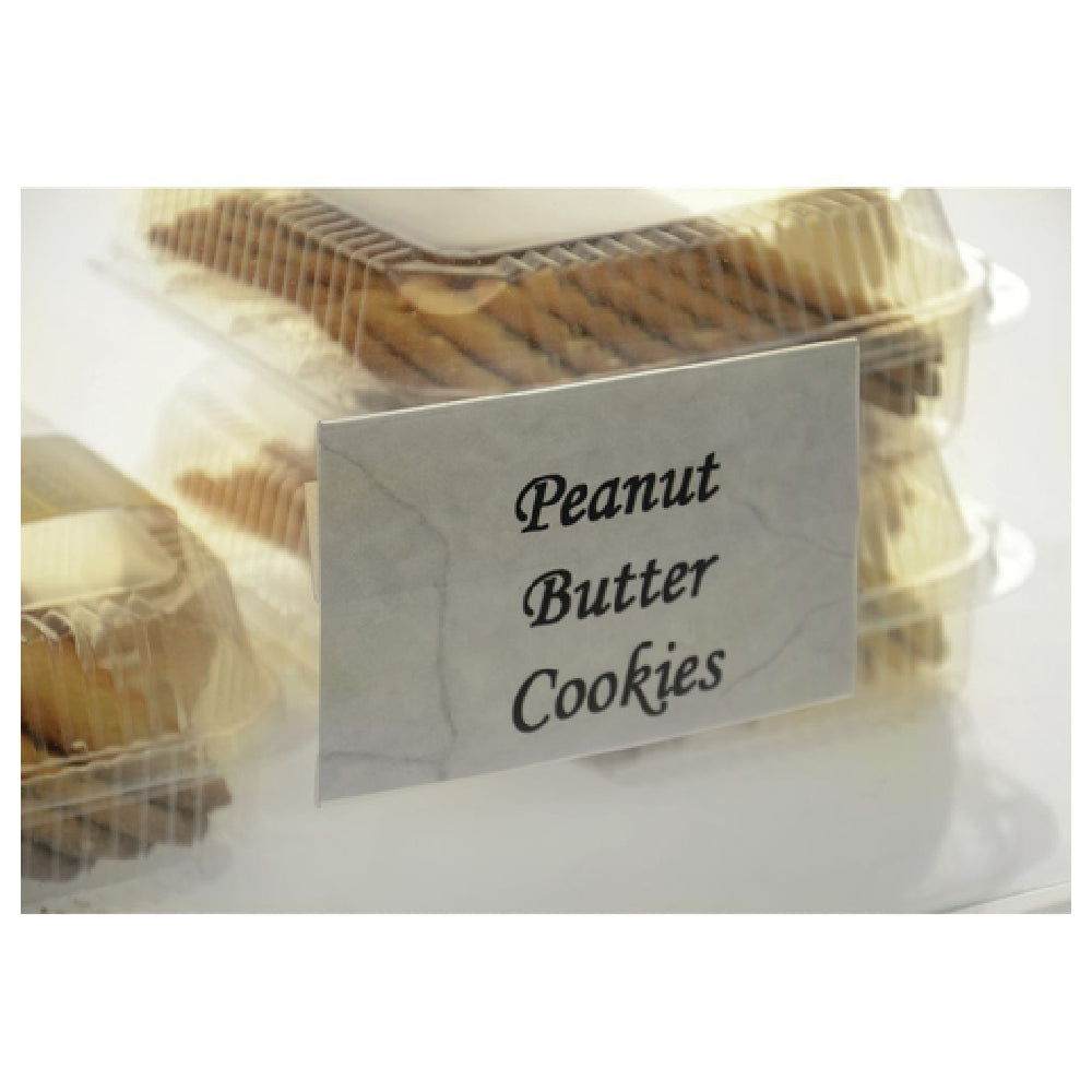 Hubert 98105 - Sign Holder, 3-1/2" X 2", Rectangular
