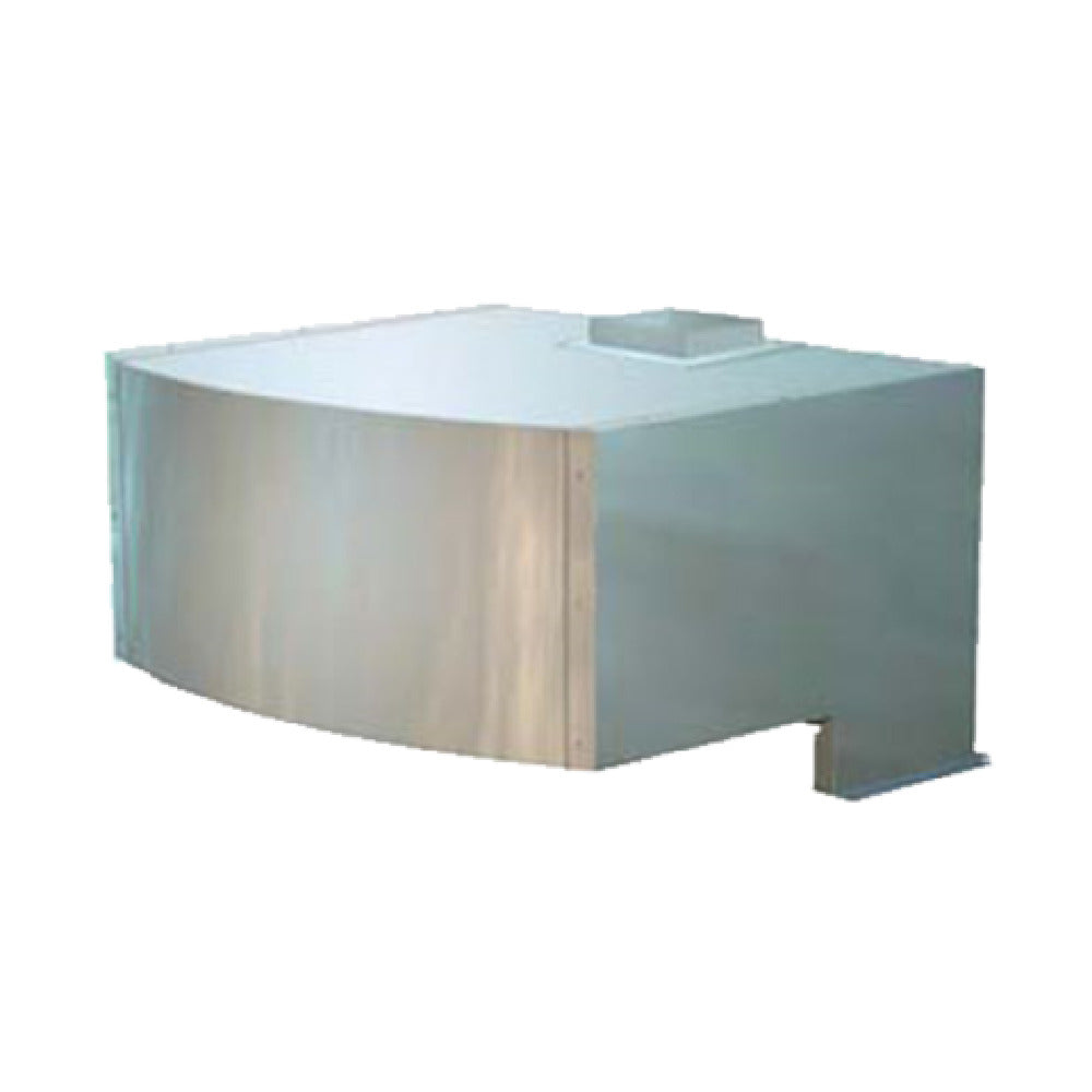 Wood Stone SG-BDL-O-WS29.5C-PPA Hood For 3030 Bistro Curved Face Pre-piped For Ansul