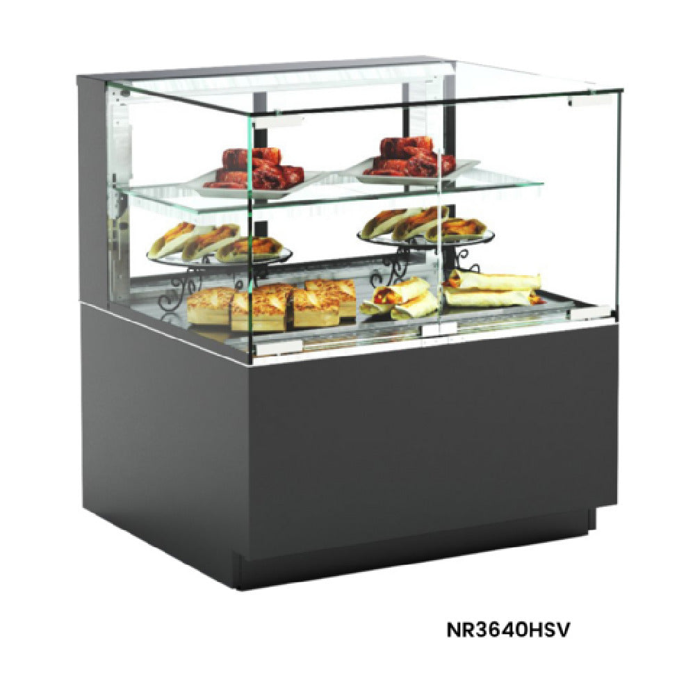 Structural Concepts NR4840HSV - Reveal® Service Heated Display Case, Freestanding