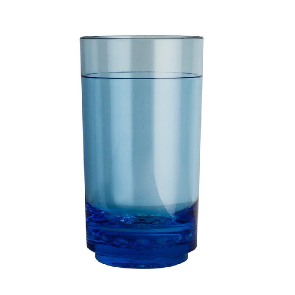 Steelite 7032DR005 Tall Glass 14 Oz. (H 5-1/2" M 3" T 3" B 2-1/4") Polycrystal®