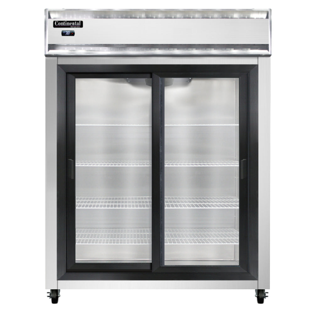 Continental Refrigerator 2RENSGD Extra-Wide Refrigerator Reach-in 57"W