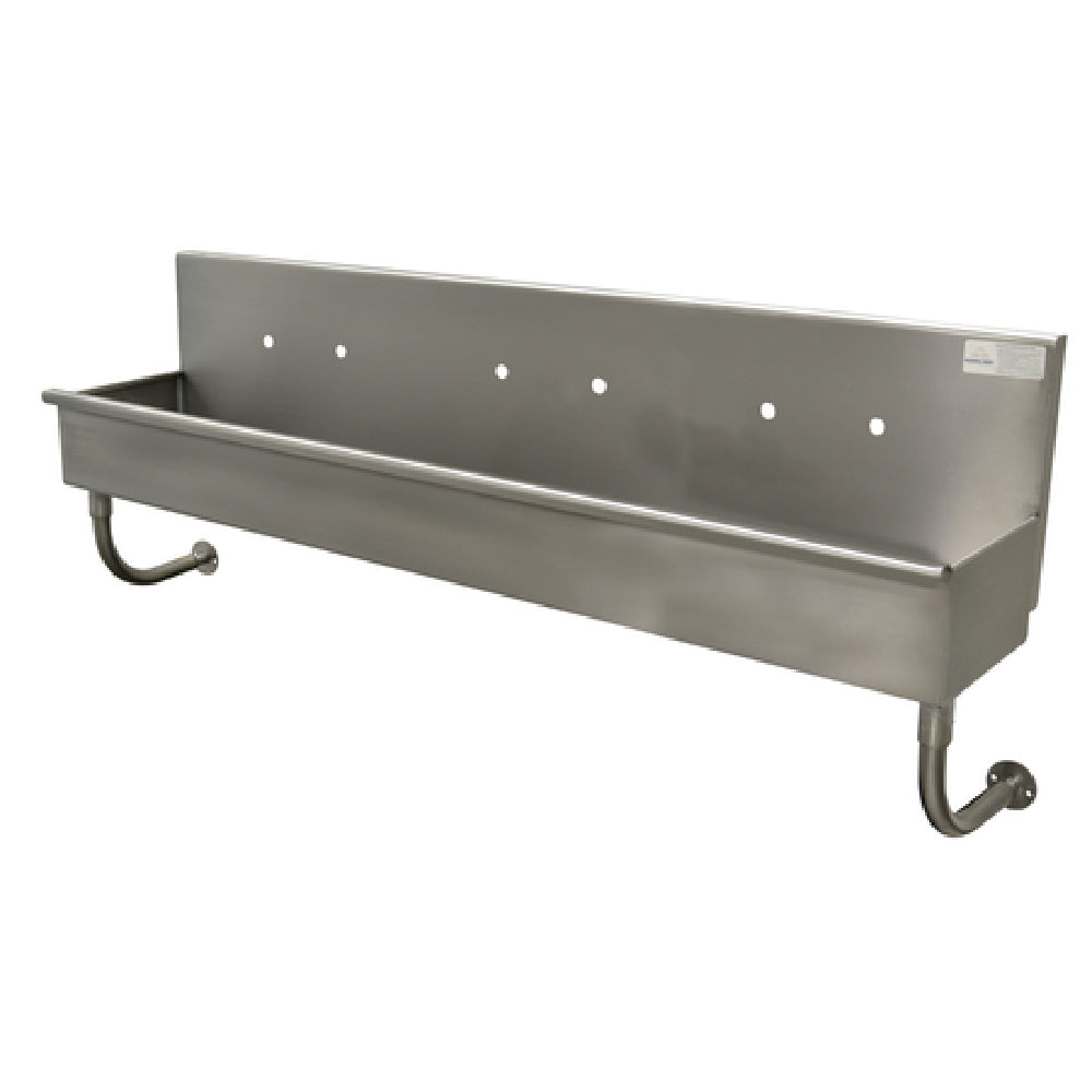 Advance Tabco 19-18-72 Multiwash Hand Sink Wall Mounted 72"W X 19-1/2"D X 30-3/4"H (overall)