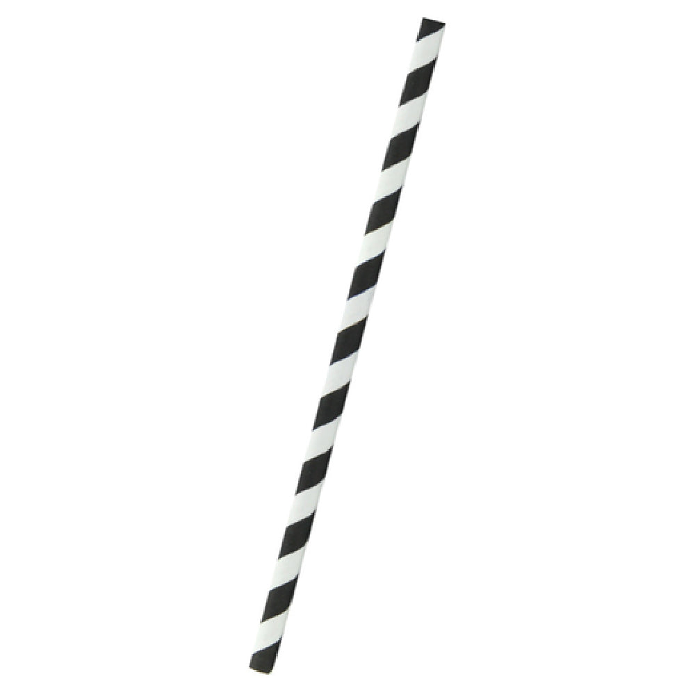 PacknWood 210CHP8BLKT - Eco Smoothie Straws, 0.3" Dia., 7.75"L