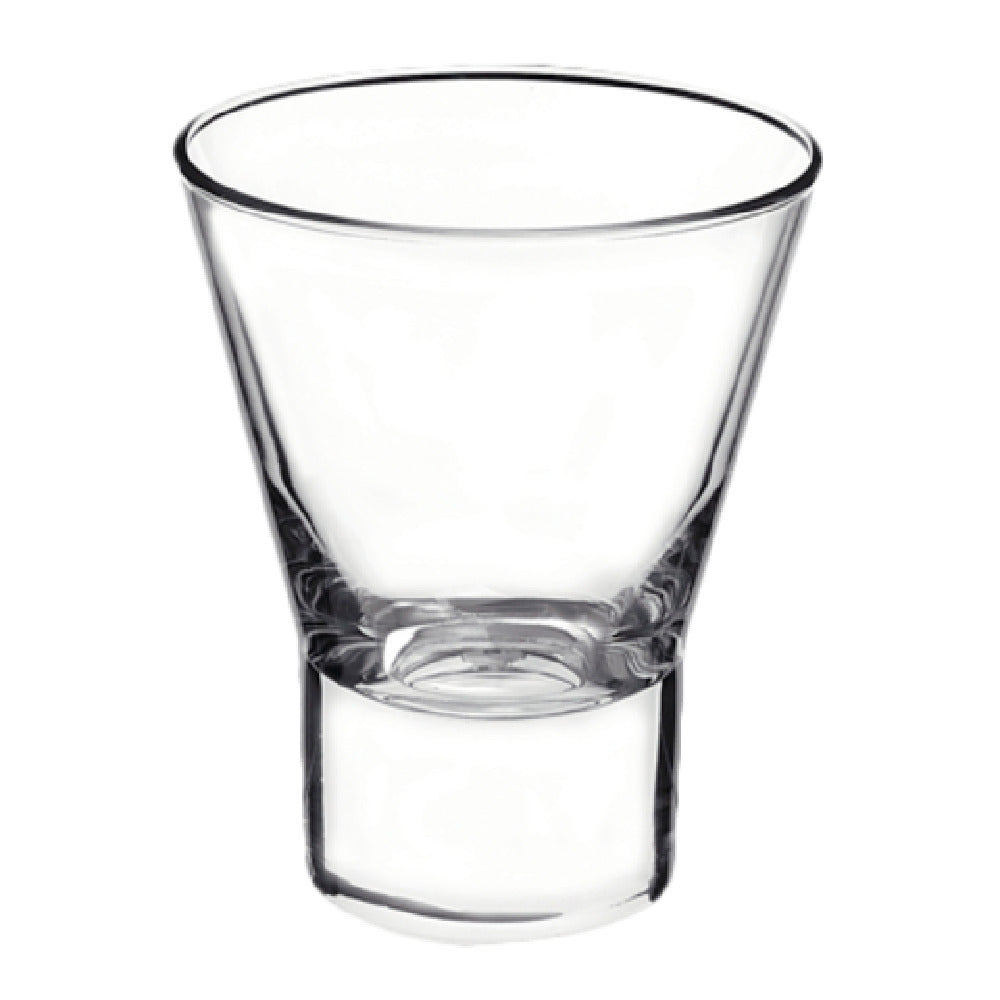 Steelite 4945Q410 Double Old Fashioned Glass 11-1/4 Oz. (H 4-1/2" M 4" T 4" B 2-1/4") Bormioli Rocco