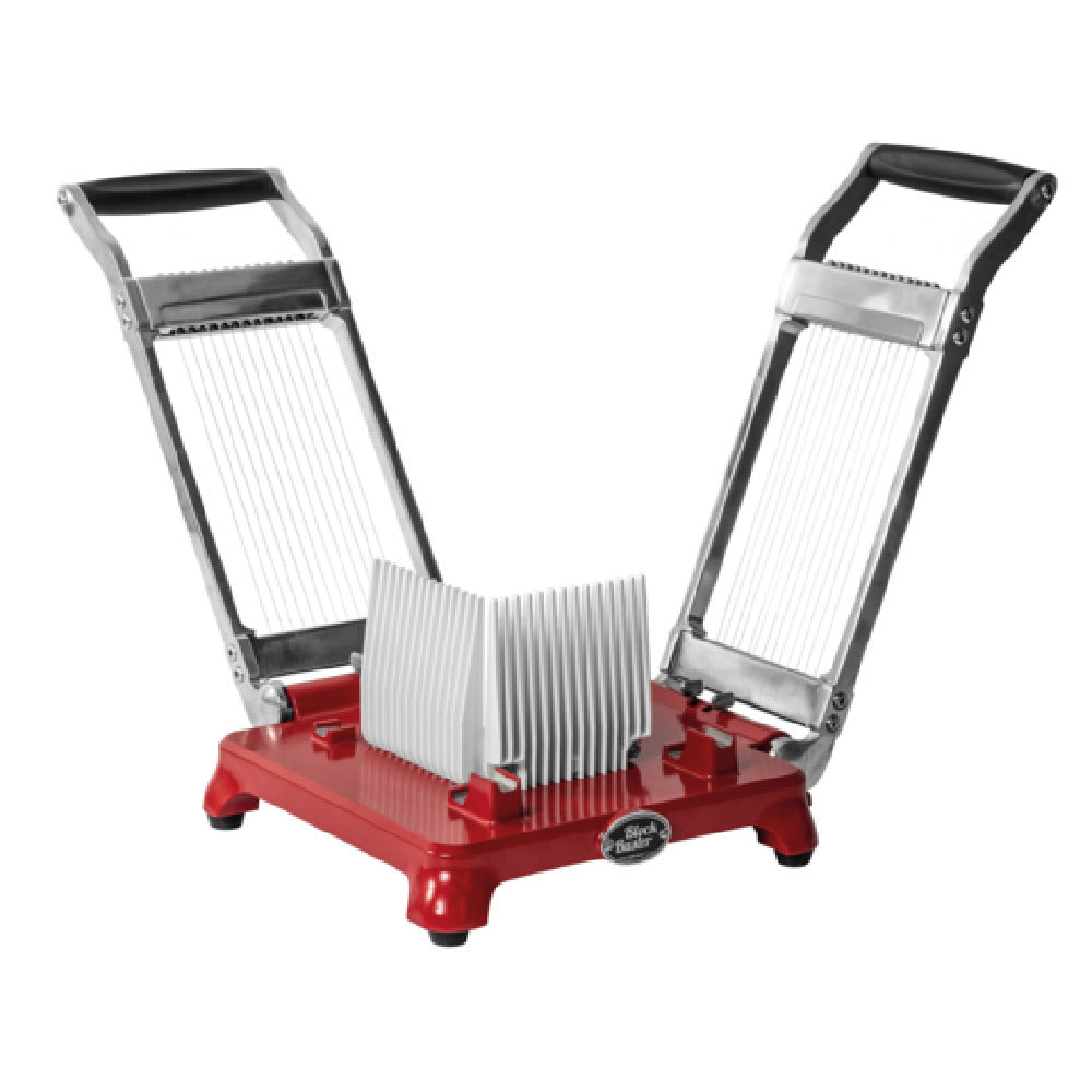 BOSKA Professional Cheese Equipment 310000 Boska BlockBuster Cheese Dicer Red 16.81''W X 17.04''D X 7''H Cast Aluminium Base