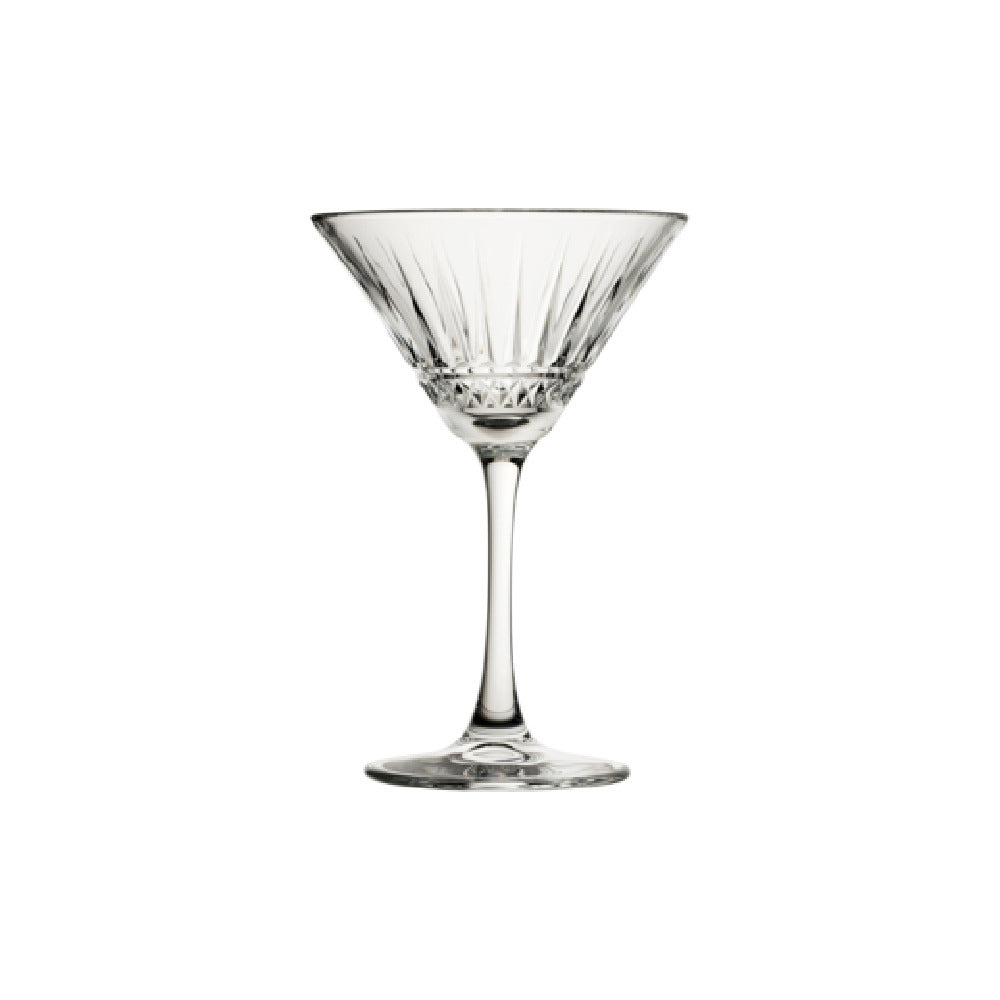 Steelite P440328 Martini Glass 7.75 Oz. (H 6-3/4" M 4-1/2" T 4-1/2" B 3-1/4") Soda Lime