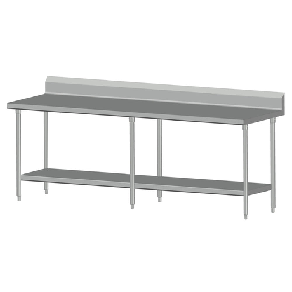 SPG 7SLSB-24 - Universal Stainless Work Table, 84"W X 24"D, 16/300 Series Stainless Steel Top