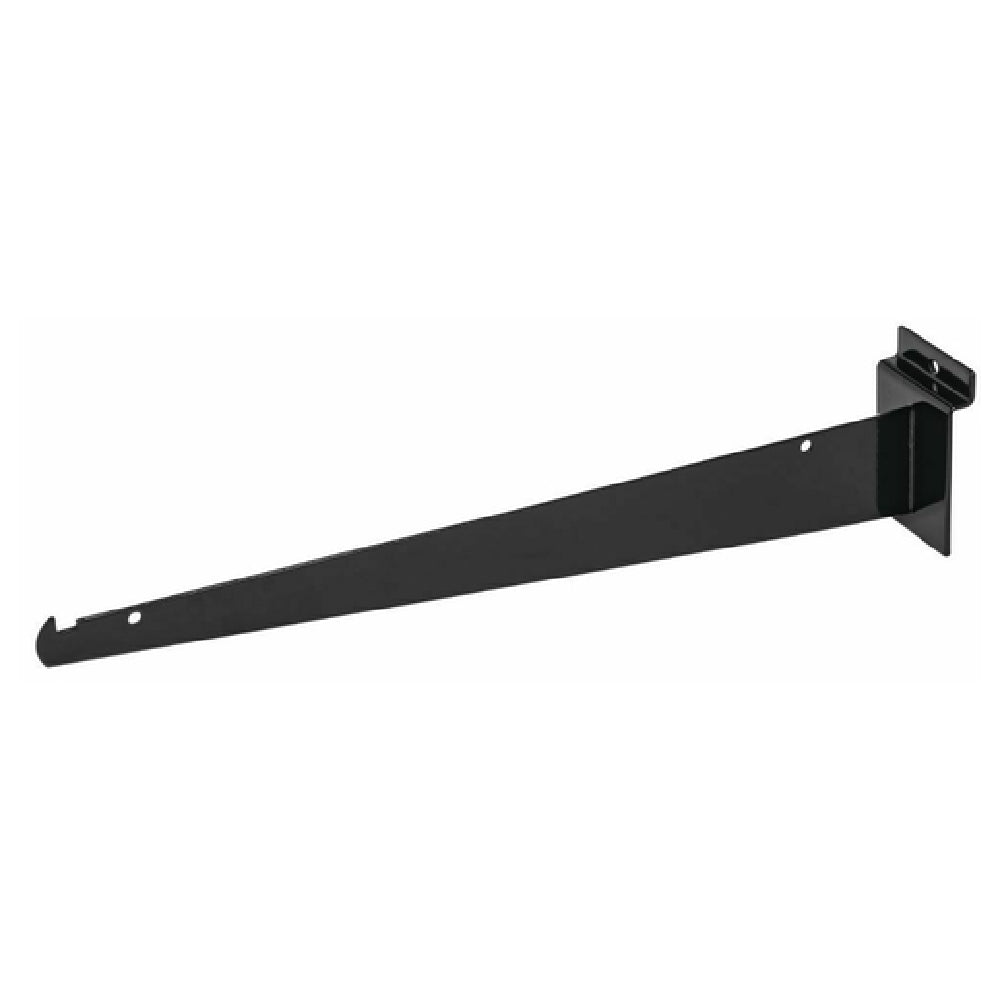 Hubert 30000 - Slatwall Shelf Bracket, 14"L, Steel