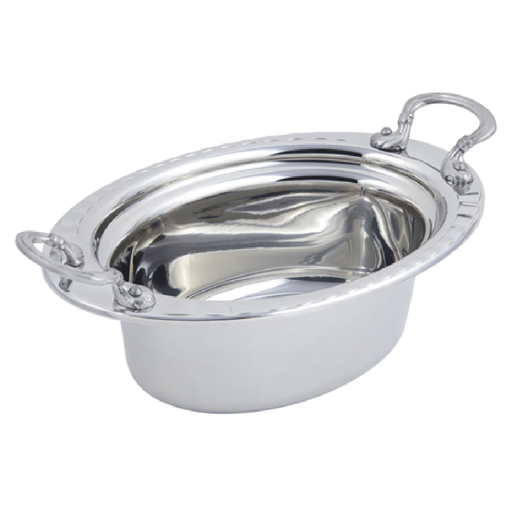 Bon Chef 5603HRSS - Food Pan, Full Oval, 3-3/4 Qt. (120 Oz.) Capacity