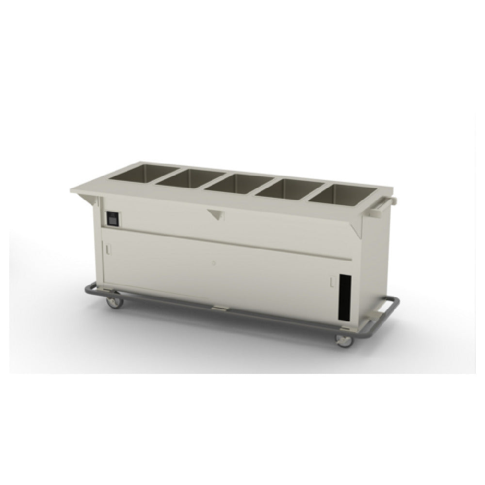 Duke EPW-5-CBPG Thurmaduke™ Ganged Waterless Well Steamtable Portable 74"W X 35-1/2"D X 36"H