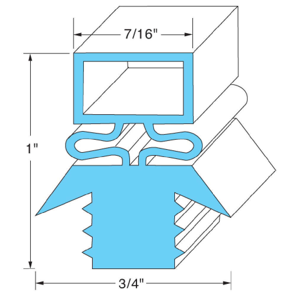 Kairak 341-27565-00 Door Gasket 23 1/2" X 29 1/2"