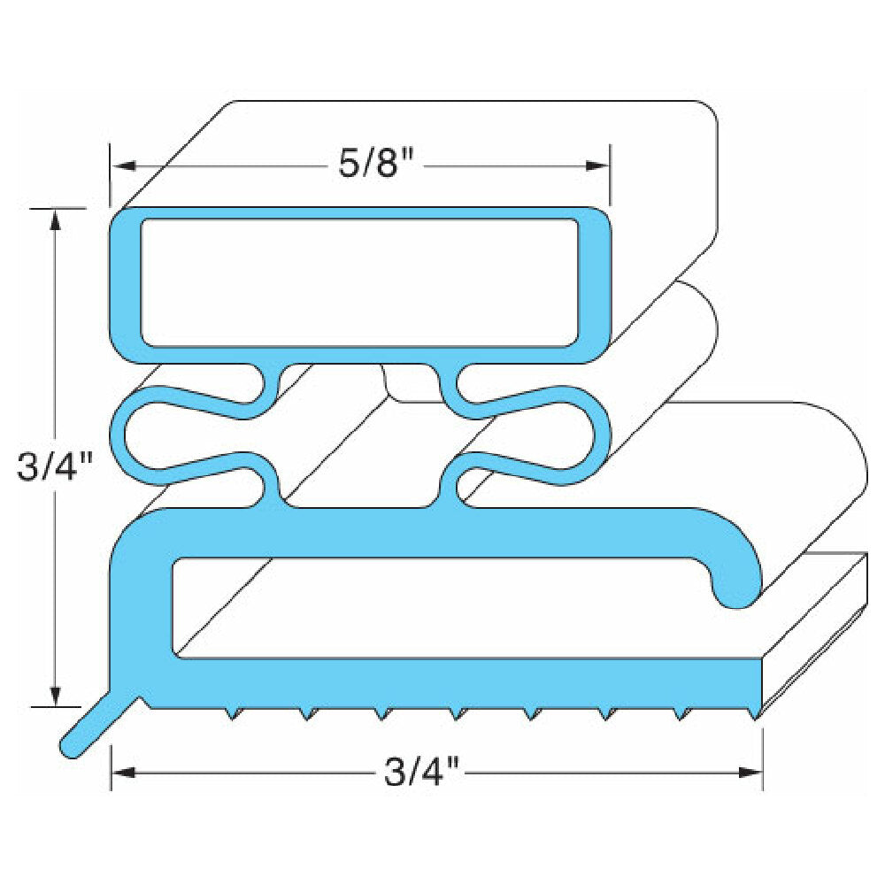 Master-Bilt 70-09999 Door Gasket 36 1/2" X 80"