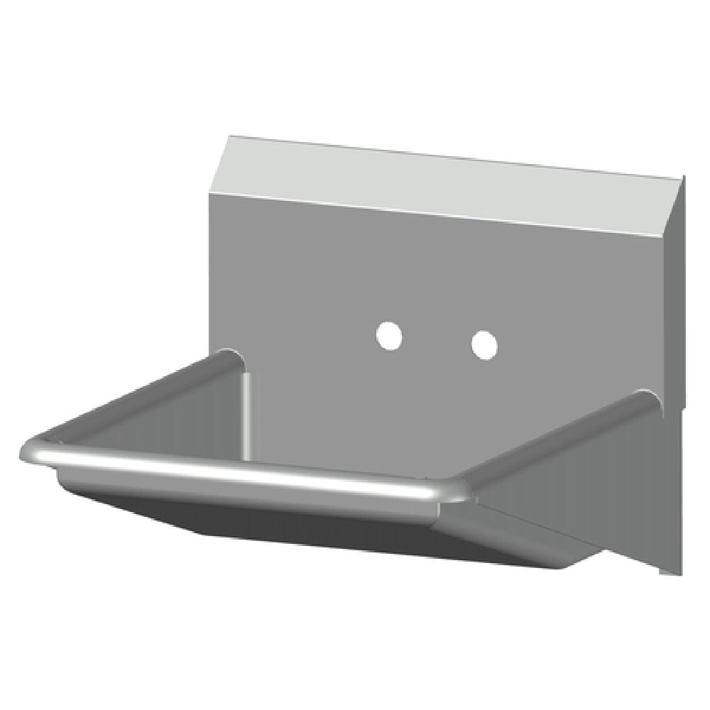SPG HS-ADA - Universal Stainless ADA Compliant Hand Sink, 16" X 17 X 6" Bowl, With Wrist Handles & Soap Dispenser